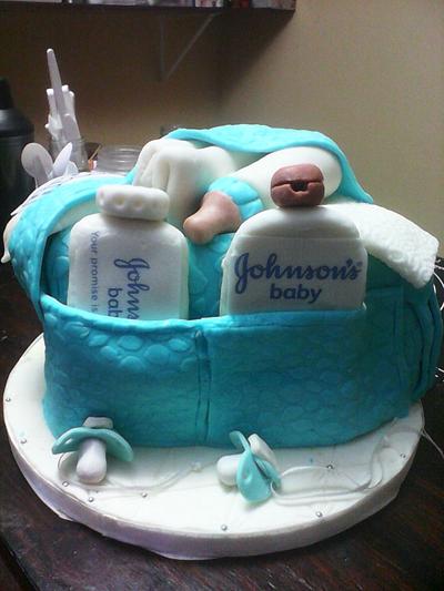 Bolso Baby Shower - Cake by Elena Barboza