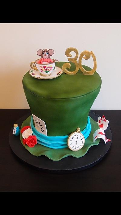 Mad hatter cake - Cake by CarlaKoala