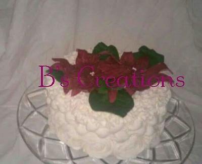 Poinsettias - Cake by Barbara D.