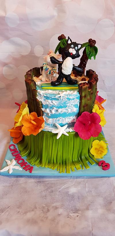 Hawaii cake - Cake by Ladybug0805