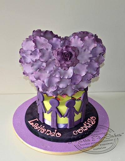 Purple day cakes - Cake by Maria PopCakes 
