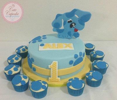 Blues Cues 1st Birthday Cake - Cake by My Cute Cupcake