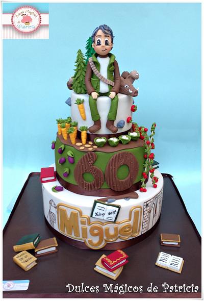 Miguel 60 th birthday - Cake by Dulces Mágicos de Patricia