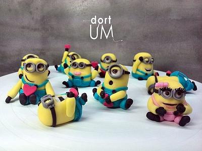 Minions cupcakes - Cake by dortUM