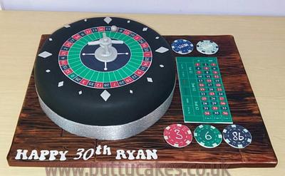 Roulette Wheel - Cake by Putty Cakes