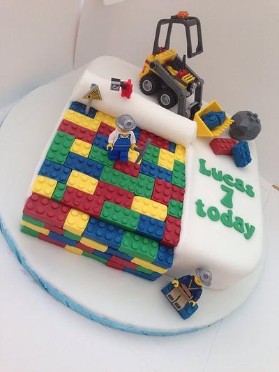 Lego cake - Cake by Sarah