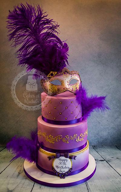 Masquerade Ball Cake - Cake by CakesAtRachels