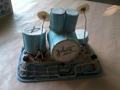Drums! - Cake by Sara