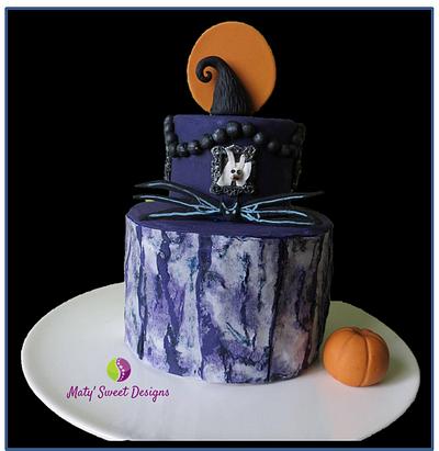 Tree bark texture with wafer paper - Cake by Maty Sweet's Designs