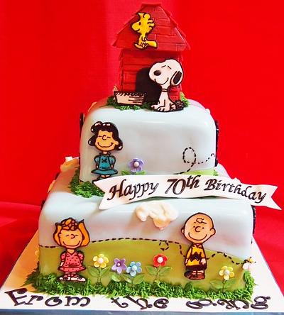 The Peanuts Gang! - Cake by Kendra's Country Bakery