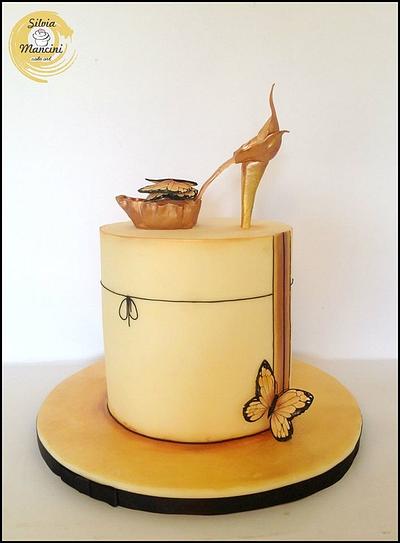 Butterfly shoes cake - Cake by Silvia Mancini Cake Art