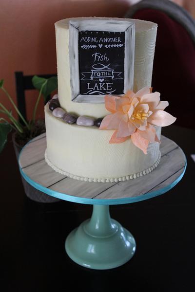 Lakehouse Baby Shower  - Cake by The Little Caker