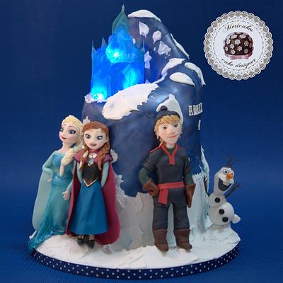 Birthday Frozen cake  - Cake by Mericakes