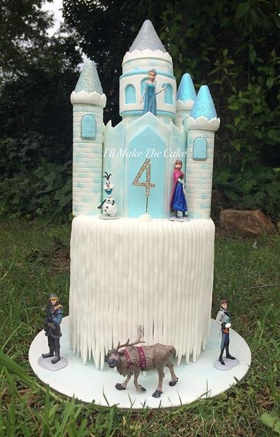 Frozen princess castle cake. - Cake by IllMakeTheCake