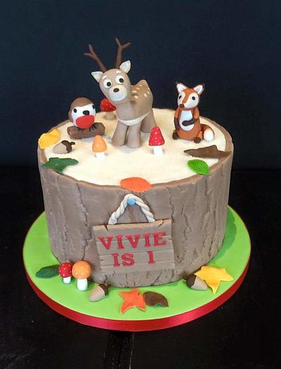 1st birthday cake - Cake by Jenny's Cakes