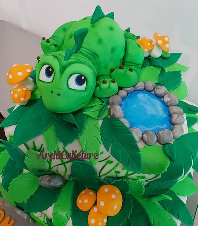 Dinosaur Cake <3 - Cake by Archicaketure_Italia