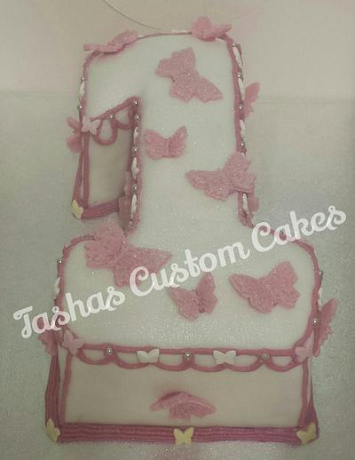 Number 1 Cake - Cake by Tasha's Custom Cakes