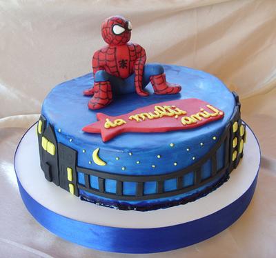 Night in the city with Spider-Man - Cake by Torturi de poveste