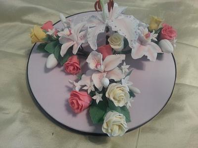 Sugar Flowers - Cake by Donna