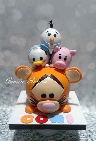 Torta tsum tsum Disney - Cake by Cecilia Solján