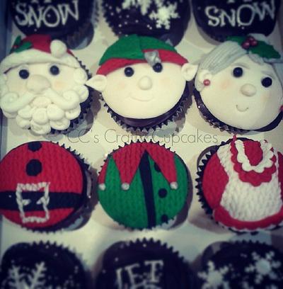 Santa's Ugly Xmas Jumpers  - Cake by Cathy Clynes