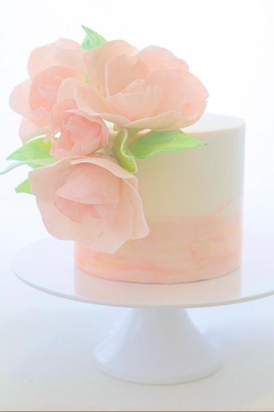 Watercolour blooms - Cake by SweetP Cakes and Cookies