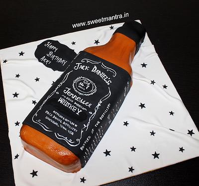 Jack Daniels bottle cake - Cake by Sweet Mantra Customized cake studio Pune