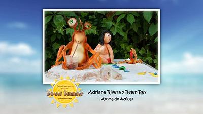 Sweet Summer Collab El ataque de los cangrejos gigantes! - Cake by Aroma de Azúcar