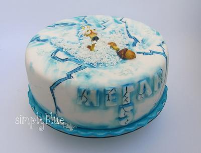 ICE AGE cake - Cake by simplyblue