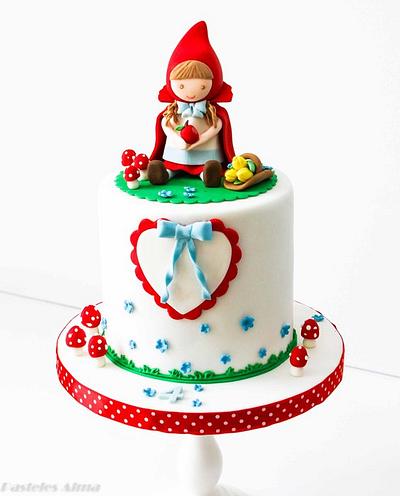 Little red riding hood - Cake by Alma Pasteles