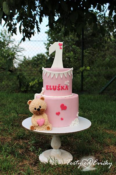 1st birthday  - Cake by Cakes by Evička
