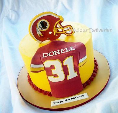 Redskins Birthday Cake - Cake by DeliciousDeliveries