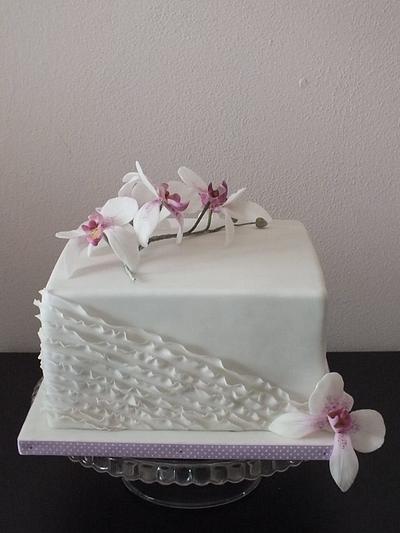 orchid cake - Cake by Janeta Kullová