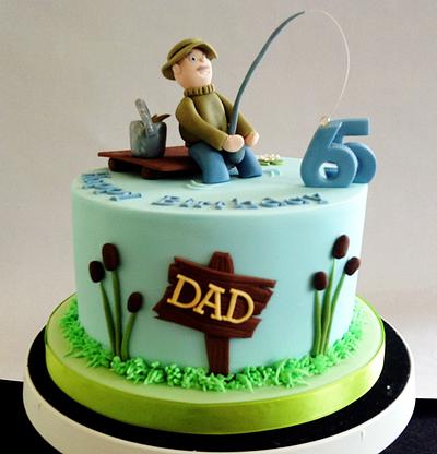 Fisherman cake - Cake by Nikki's Cakes