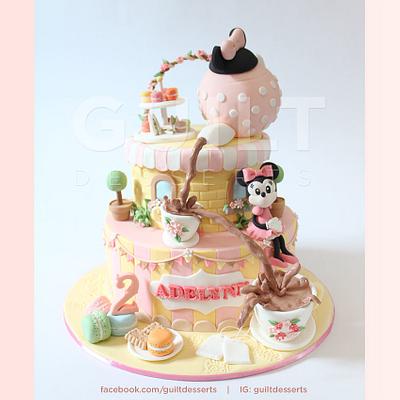 Minnie's Tea Party - Cake by Guilt Desserts