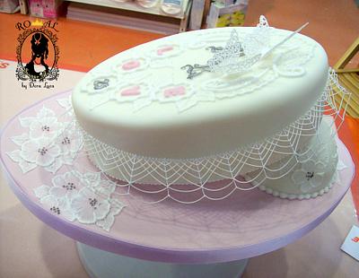 Workshop Hobby Show Rome 11-13 octomber - Cake by ARISTOCRATICAKES - cake design by Dora Luca