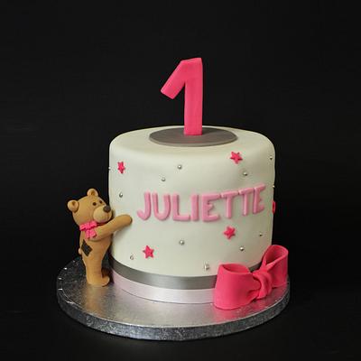Teddy Bear one birthday cake - Cake by Une Fille en Cuisine
