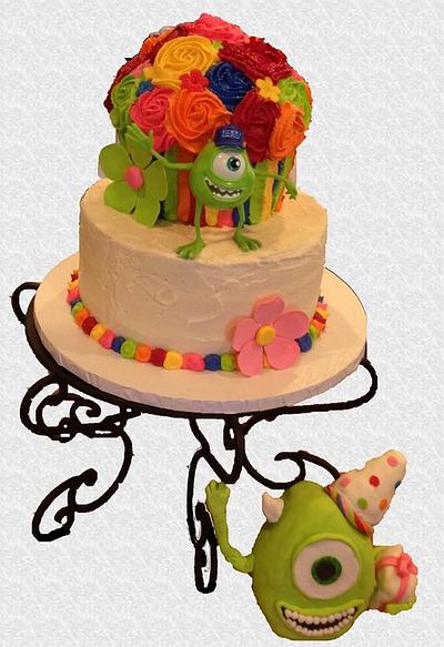Mike Wazowski Birthday Cake - Cake by Jessica