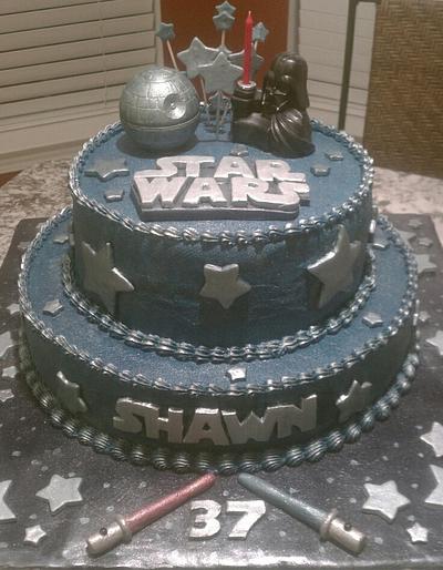 Star Wars Birthday Cake - Cake by Eicie Does It Custom Cakes
