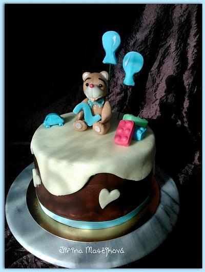 Teddy bear - Cake by Jiřina Matějková