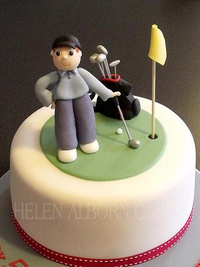 Golf cake - Cake by Helen Alborn  
