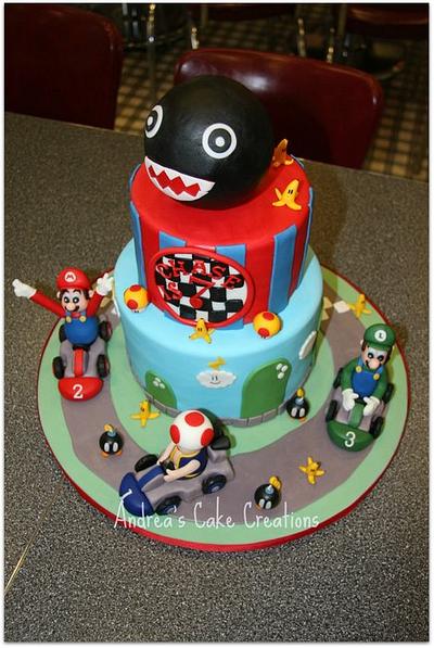 MArio Kart Cake - Cake by Andrea'sCakeCreations