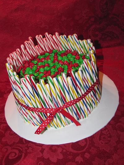 Candy Barrel Cake  - Cake by Tiffany Palmer
