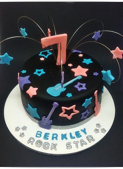 Rock Star birthday - Cake by Karen Seeley