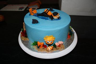Scuba Diving!  - Cake by Courtney Noble