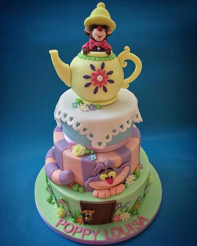 Alice in Wonderland for Poppy  - Cake by Caron Eveleigh