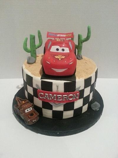 1st Birthday Cars Birthday Cake - Cake by Tomyka