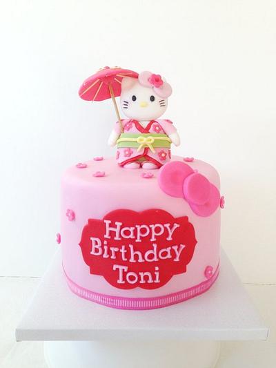 Hello Kitty  - Cake by funni