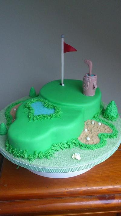 golf cake - Cake by Any Excuse for Cake