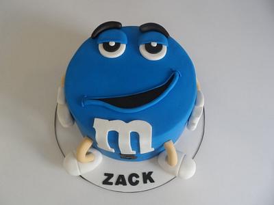 Blue M&M anyone? - Cake by FinesseCakesMelb